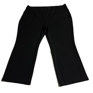 Eileen Fisher Size 1X Pull On Washable Pants Crop Elastic Waist